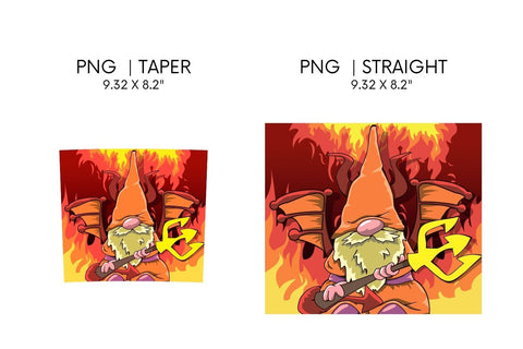 Halloween Gnome Tumbler Sublimation Sublimation SvgOcean 