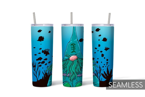 Halloween Gnome Tumbler Sublimation Sublimation SvgOcean 