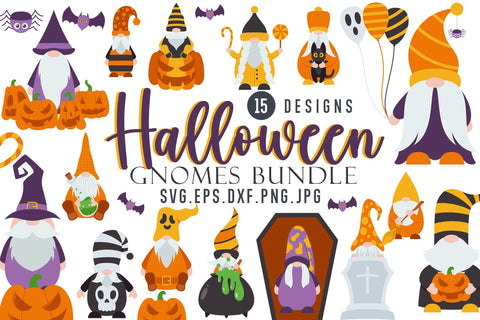 Halloween Gnomes Bundle SVG dapiyupi store 