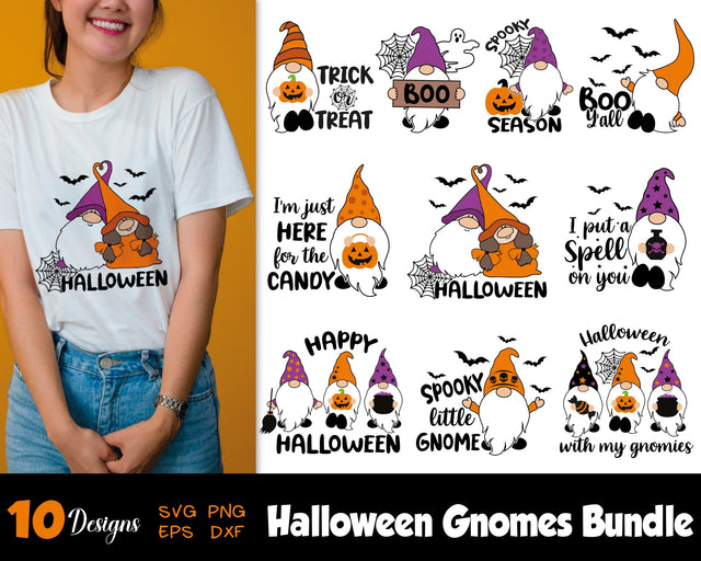 Halloween Gnomes Bundle Svg, Gnomes Svg, Halloween Svg SVG SvgMonkeys 
