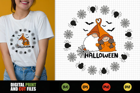 Halloween Gnomes Bundle Svg, Halloween Sublimation Bundle SVG SvgMonkeys 