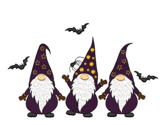 Halloween Gnomes Embroidery Design Embroidery/Applique DESIGNS Nino Nadaraia 