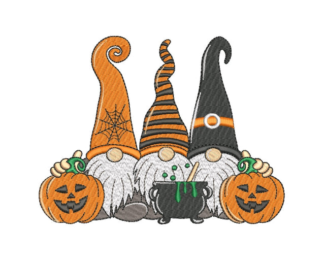Halloween gnomes embroidery Embroidery/Applique DESIGNS ArtEMByNatalia 