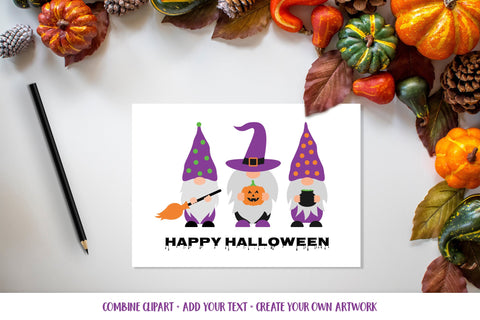 Halloween gnomes SVG bundle. Halloween gnomes clipart set SVG LaBelezoka 
