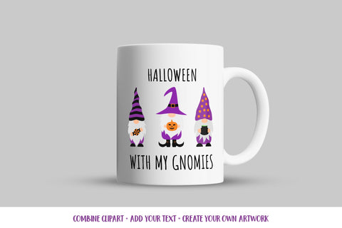 Halloween gnomes SVG bundle. Halloween gnomes clipart set SVG LaBelezoka 