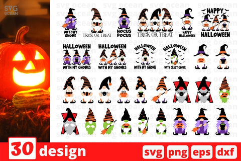Halloween Gnomes SVG Bundle SVG SvgOcean 