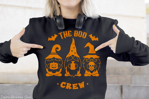 Halloween gnomes svg, gnome Halloween svg, boo crew cut file SVG Digital Rainbow Shop 