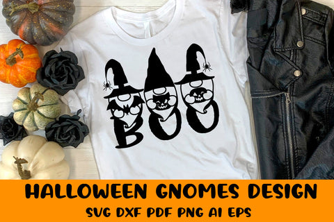 Halloween Gnomes SVG. Halloween SVG Cut File. SVG Samaha Design 