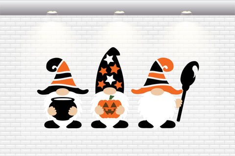 Halloween Gnomes - SVG, PNG, DXF, EPS SVG Elsie Loves Design 