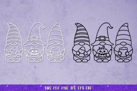 Halloween Gnomes SVG,Halloween Gnome Pumpkin,Pot,Candy Corn SVG goodfox86 