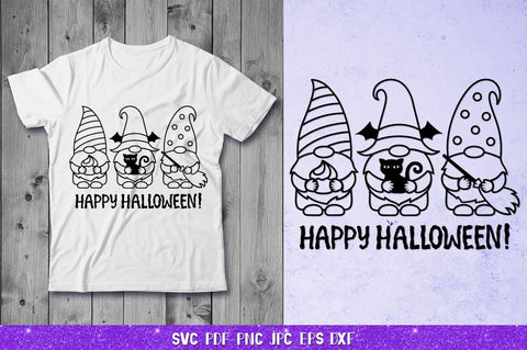 Halloween Gnomes SVG,Happy Halloween SVG,Gnome Halloween SVG SVG goodfox86 