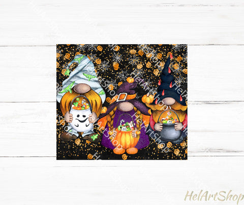 Halloween Gnomes Tumbler PNG | PNG Sublimation Sublimation _HelArtShop_ 