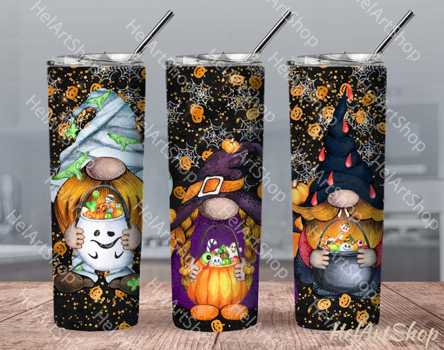 Halloween Gnomes Tumbler PNG | PNG Sublimation Sublimation _HelArtShop_ 