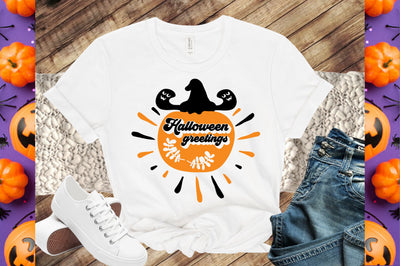 Halloween greetings SVG designartist 