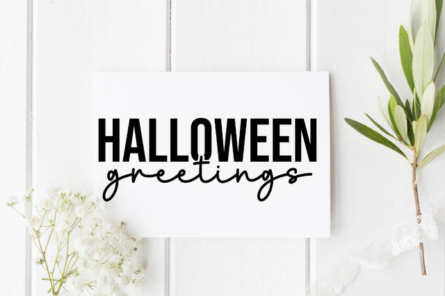 Halloween greetings svg SVG SVGista 