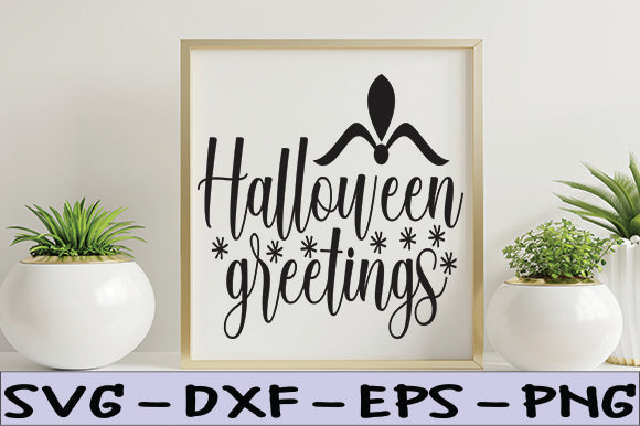 Halloween greetings SVG thesvgfactory 