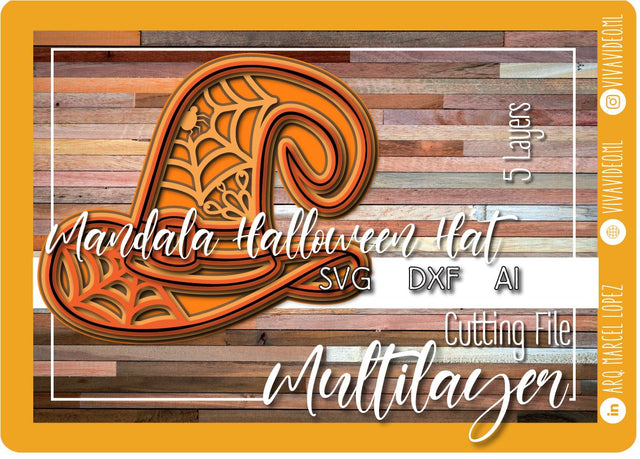 Halloween Hat Mandala SVG Marcel Lopez Torge 