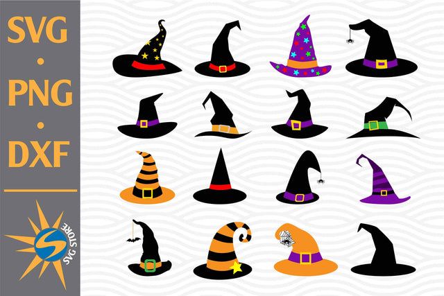 Halloween Hat SVG, PNG, DXF Digital Files Include SVG SVGStoreShop 