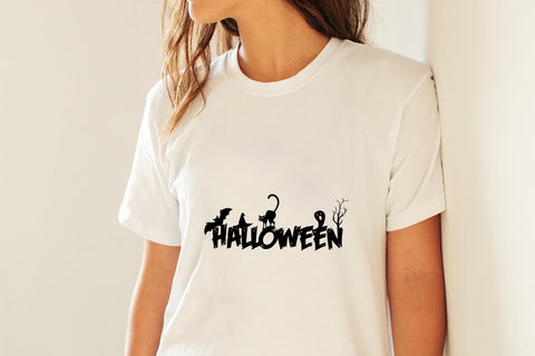 Halloween Haunted Sign SVG Sublimatiz Designs 