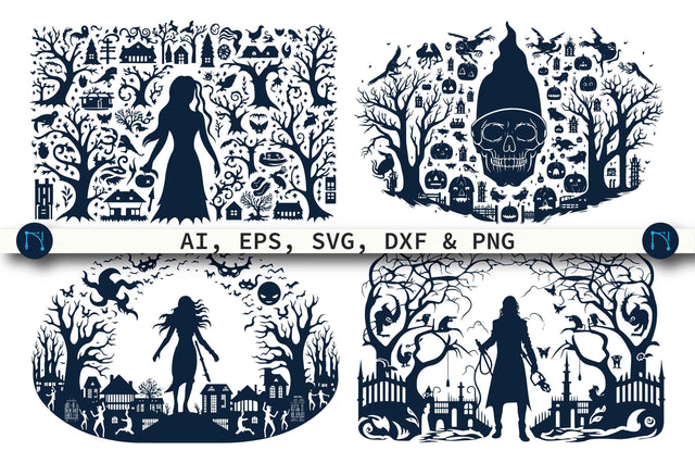 Halloween Horror Element SVG Bundle SVG MD JOYNAL ABDIN 