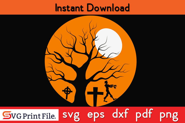 Halloween Horror Night Funny Halloween SVG PNG Craft Cut File SVG SVG Print File 