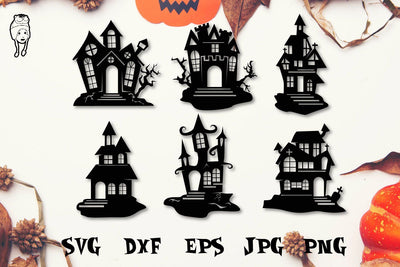 Halloween House SVG Cut Files SVG dadan_pm 