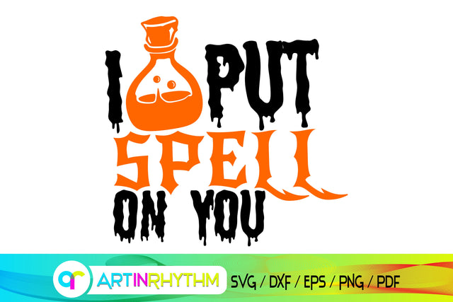 Halloween I put spell on you svg SVG Artinrhythm shop 