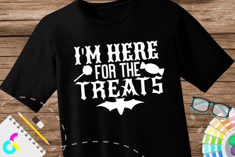 Halloween I'm here for the treats svg SVG Artinrhythm shop 