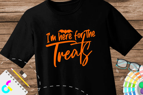 Halloween I'm here for the treats svg SVG Artinrhythm shop 