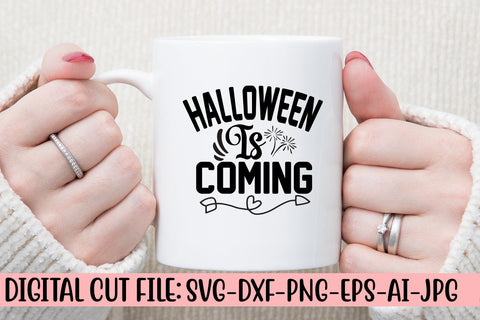 Halloween Is Coming SVG Design SVG Syaman 