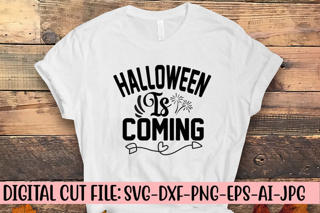 Halloween Is Coming SVG Design SVG Syaman 