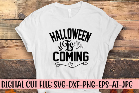 Halloween Is Coming SVG Design SVG Syaman 