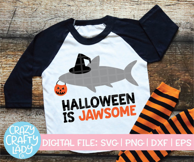 Halloween is Jawsome | Fall SVG Cut File SVG Crazy Crafty Lady Co. 