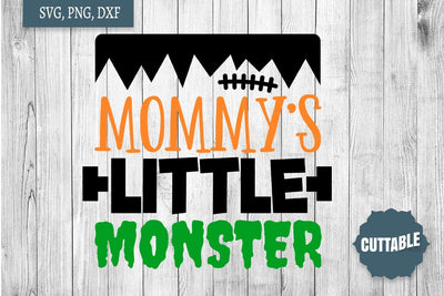 Halloween Kid's cut file, Mommy's little monster cut file, Halloween SVG SVG Cuttable 