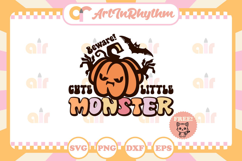 Halloween kids svg / Cute Little Monster SVG Artinrhythm shop 