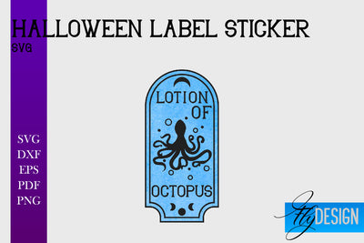 Halloween Labels Sublimation | Potion Labels | Vintage Bottle Labels Sublimation Fly Design 