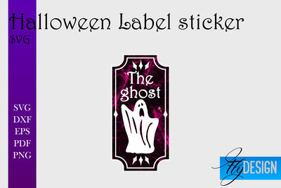Halloween Labels Sublimation | Potion Labels | Vintage Bottle Labels Sublimation Fly Design 