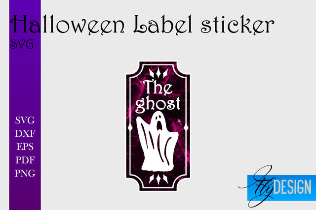 Halloween Labels Sublimation | Potion Labels | Vintage Bottle Labels Sublimation Fly Design 