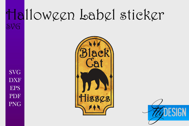Halloween Labels Sublimation | Potion Labels | Vintage Bottle Labels Sublimation Fly Design 