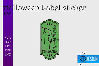 Halloween Labels Sublimation | Potion Labels | Vintage Bottle Labels SVG Fly Design 
