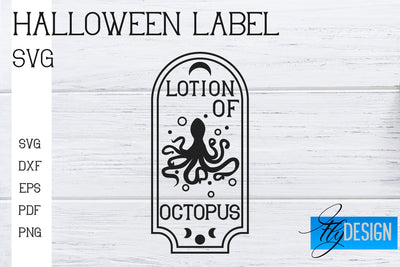 Halloween Labels SVG | Potion Labels | Vintage Bottle Labels | Halloween Apothecary Labels SVG Fly Design 