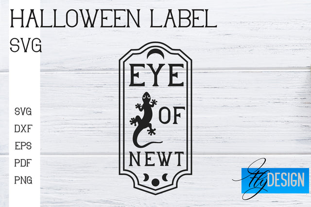 Halloween Labels SVG | Potion Labels | Vintage Bottle Labels | Halloween Apothecary Labels SVG Fly Design 