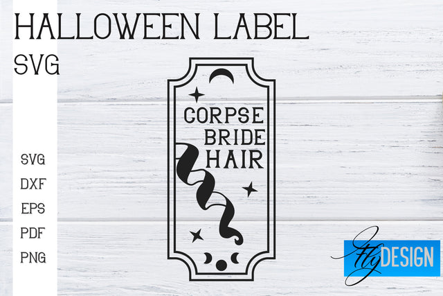 Halloween Labels SVG | Potion Labels | Vintage Bottle Labels | Halloween Apothecary Labels SVG Fly Design 