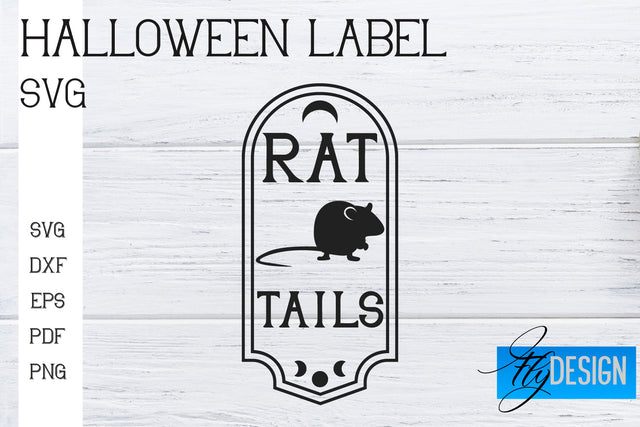 Halloween Labels SVG | Potion Labels | Vintage Bottle Labels | Halloween Apothecary Labels SVG Fly Design 