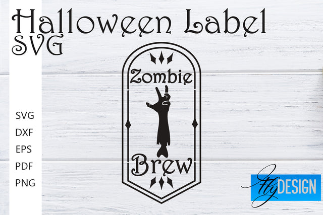 Halloween Labels SVG | Potion Labels | Vintage Bottle Labels | Halloween Apothecary Labels SVG Fly Design 