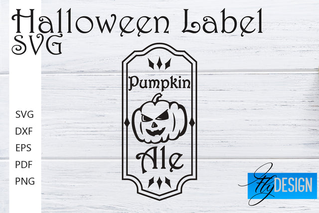 Halloween Labels SVG | Potion Labels | Vintage Bottle Labels | Halloween Apothecary Labels SVG Fly Design 