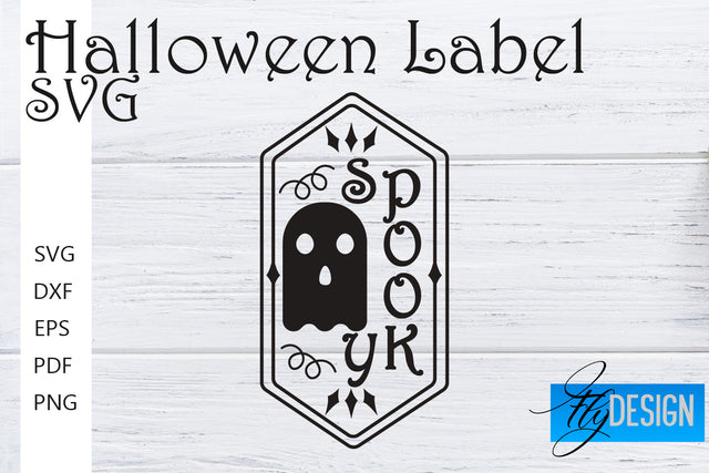 Halloween Labels SVG | Potion Labels | Vintage Bottle Labels | Halloween Apothecary Labels SVG Fly Design 