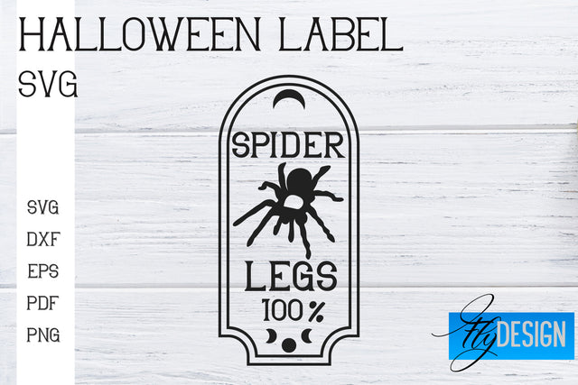 Halloween Labels SVG | Potion Labels | Vintage Bottle Labels | Halloween Apothecary Labels SVG Fly Design 