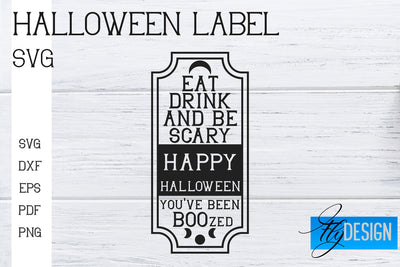 Halloween Labels SVG | Potion Labels | Vintage Bottle Labels | Halloween Apothecary Labels SVG Fly Design 