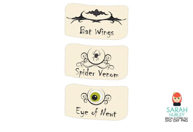Halloween Labels SVG Sarah Hurley 